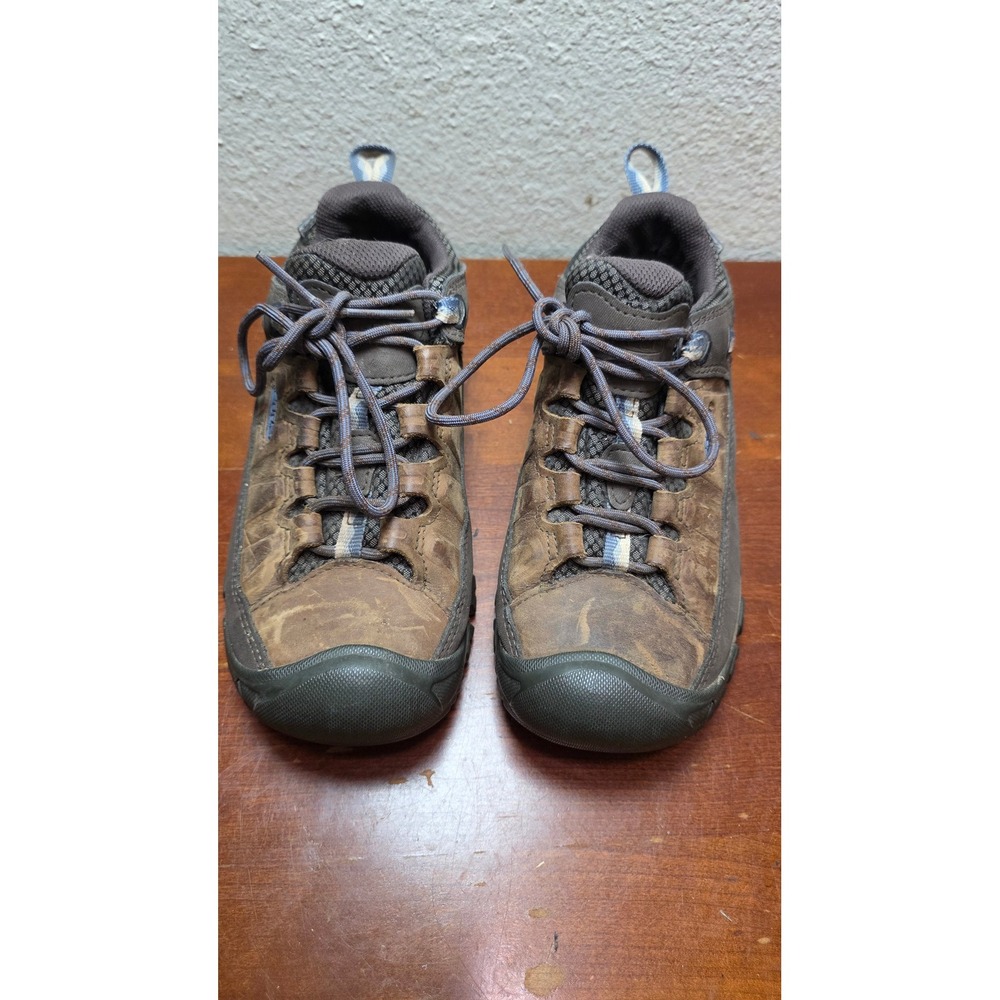 Keen Targhee II Waterproof Hiking Leather Women's 7 Brown Low Top Trail Sneakers